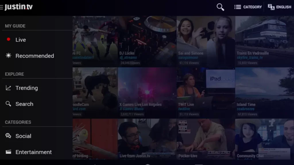 Justin TV APK